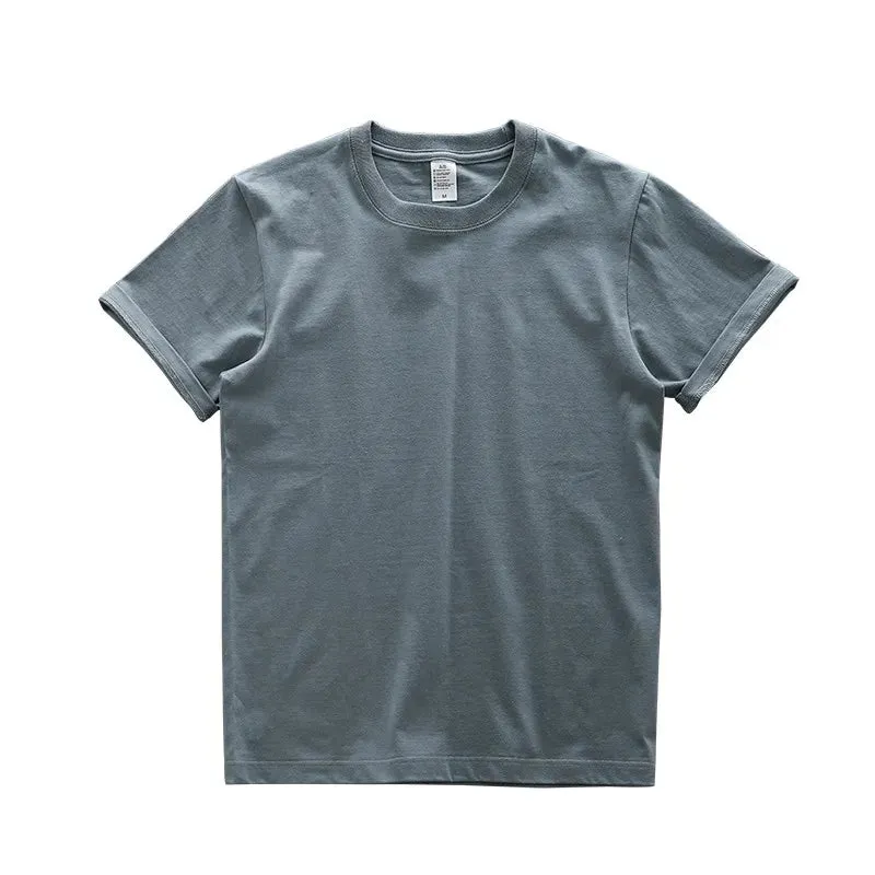 280gsm Cotton Men Oversize T Shirt-Short Sleeve Casual Men's Top