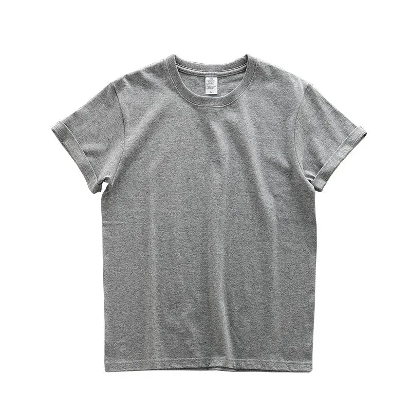 280gsm Cotton Men Oversize T Shirt-Short Sleeve Casual Men's Top