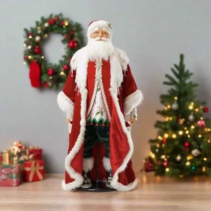 32" Snow Day Santa Doll 28-028698