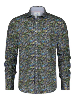 A Fish Named Fred - Frozen Leave Print Shirt
