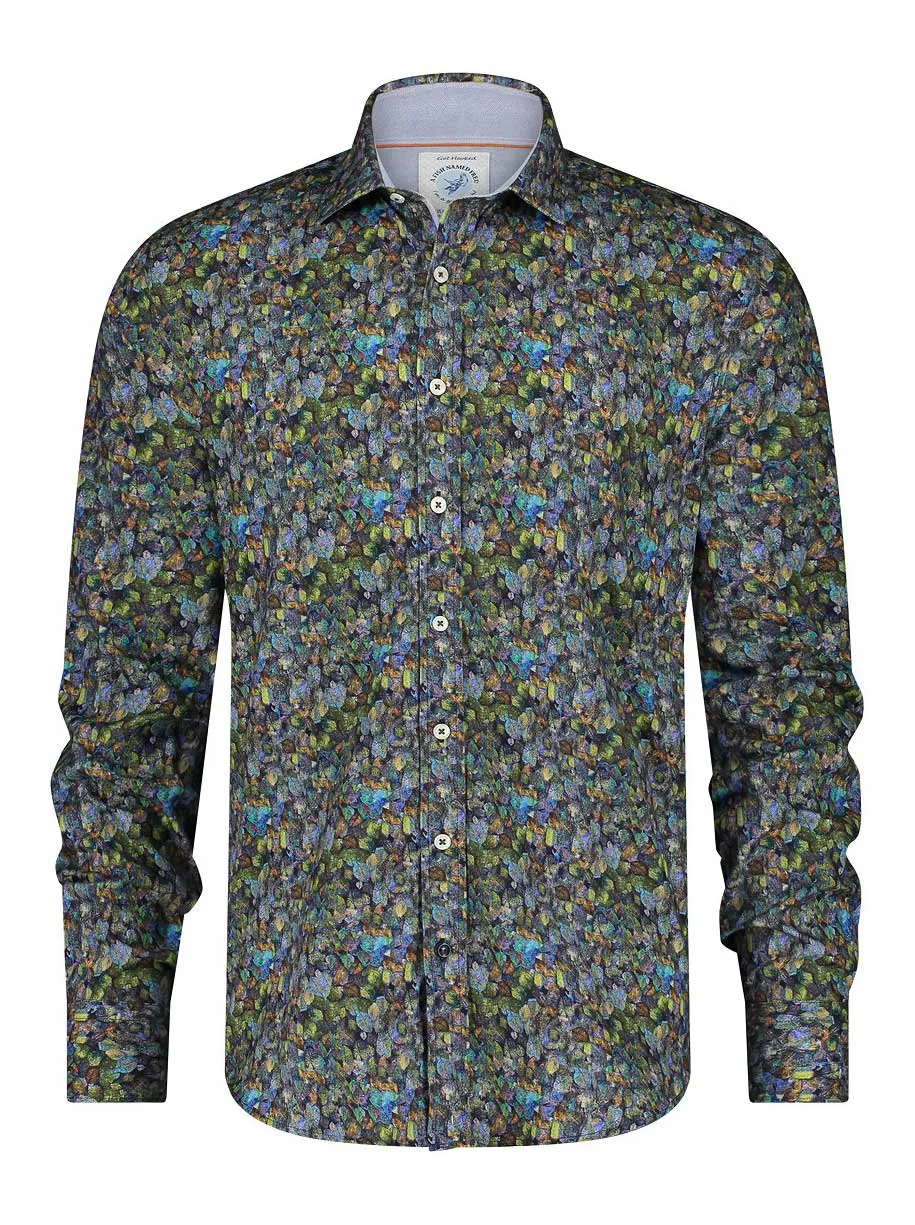 A Fish Named Fred - Frozen Leave Print Shirt