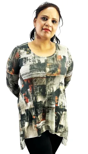 Abstract Print Tunic