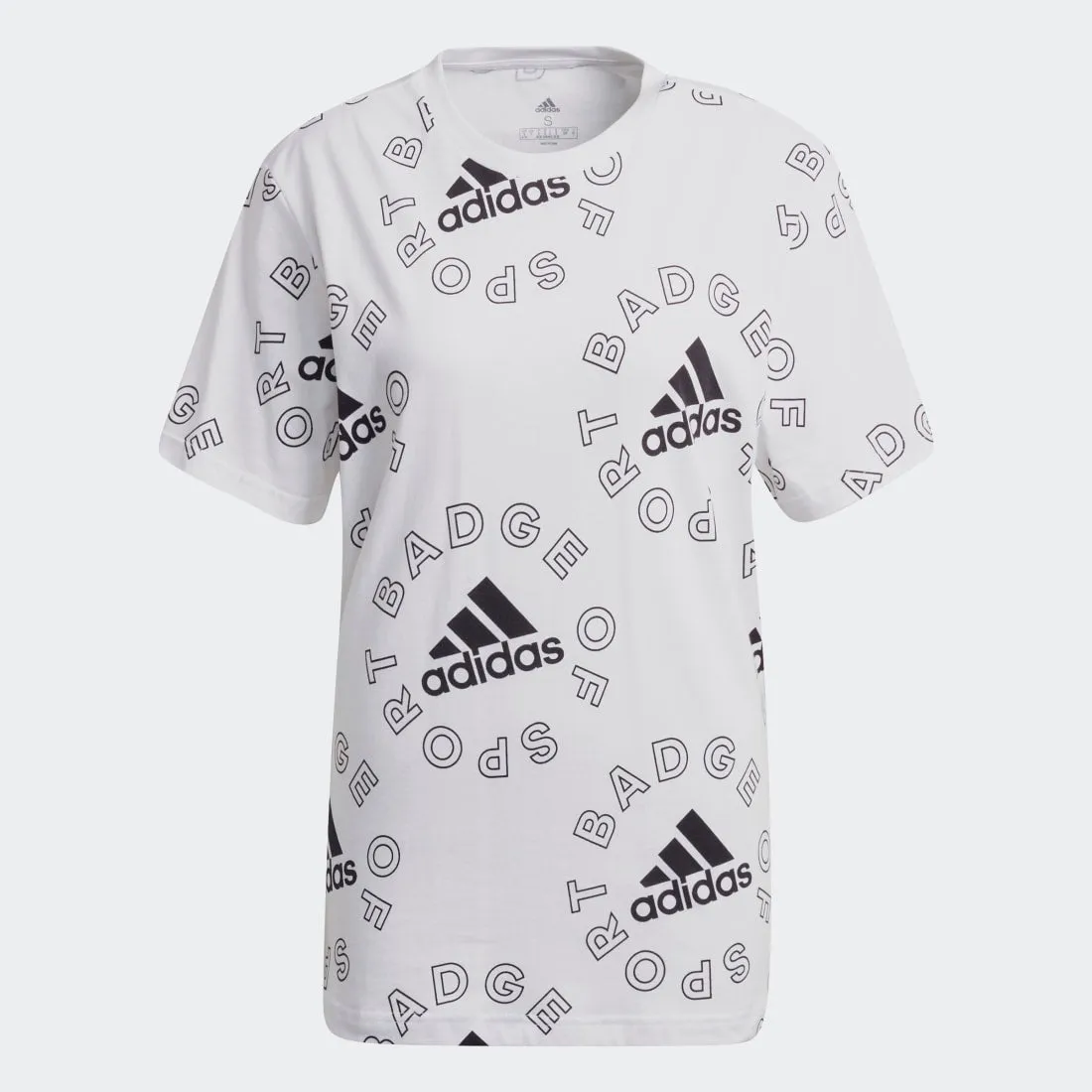 adidas Essentials Logo Allover Print Women's Tee