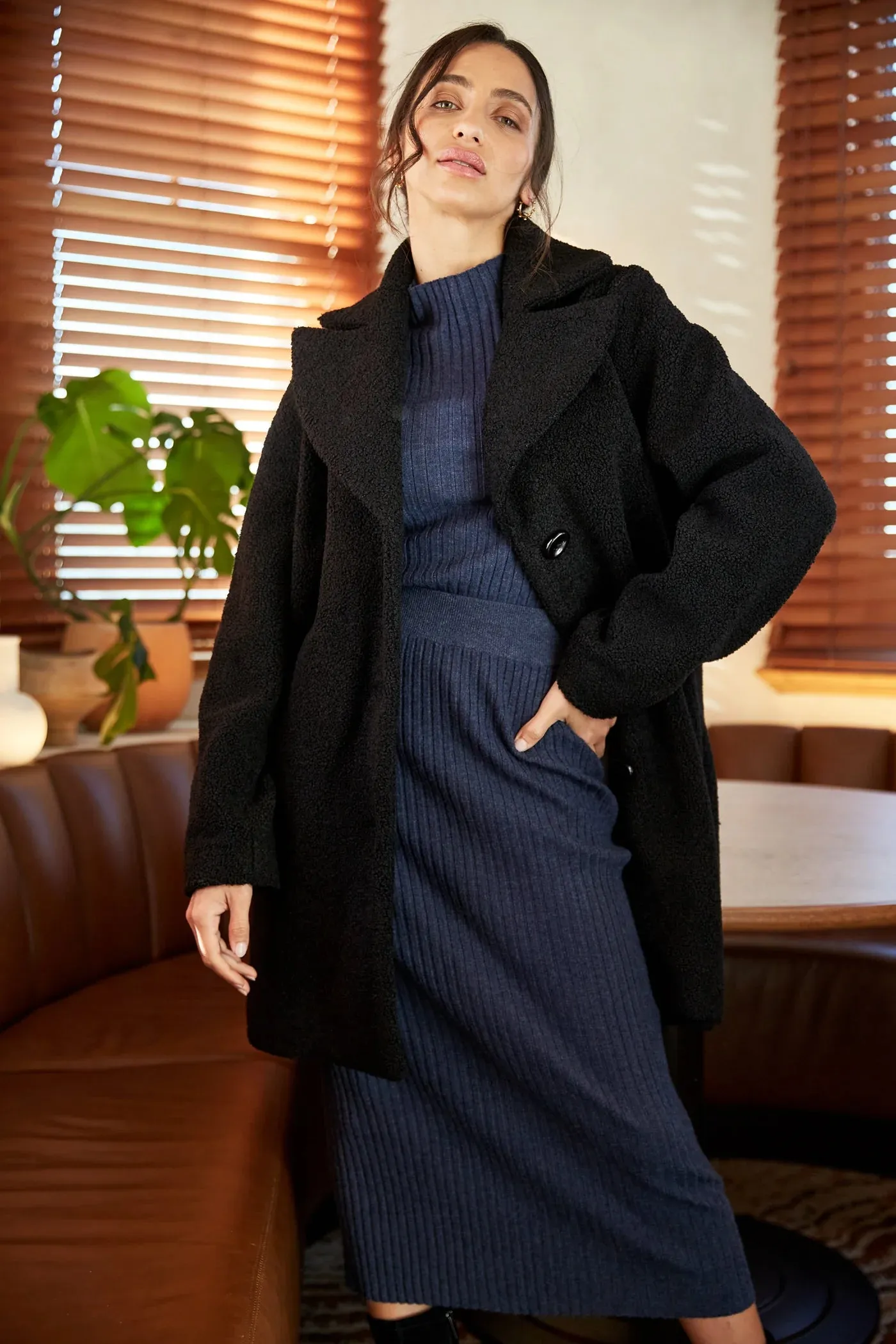 Allure Coat - Onyx