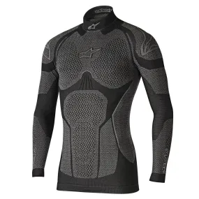Alpinestars 2024 Ride Tech Top Long Sleeve Winter Base Layer Black Grey