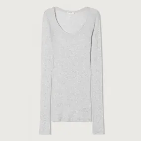American Vintage Massachusetts Women's T-Shirt in Heather Gray