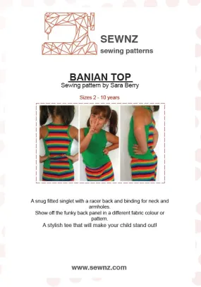 Banian Top  : 2-10 years