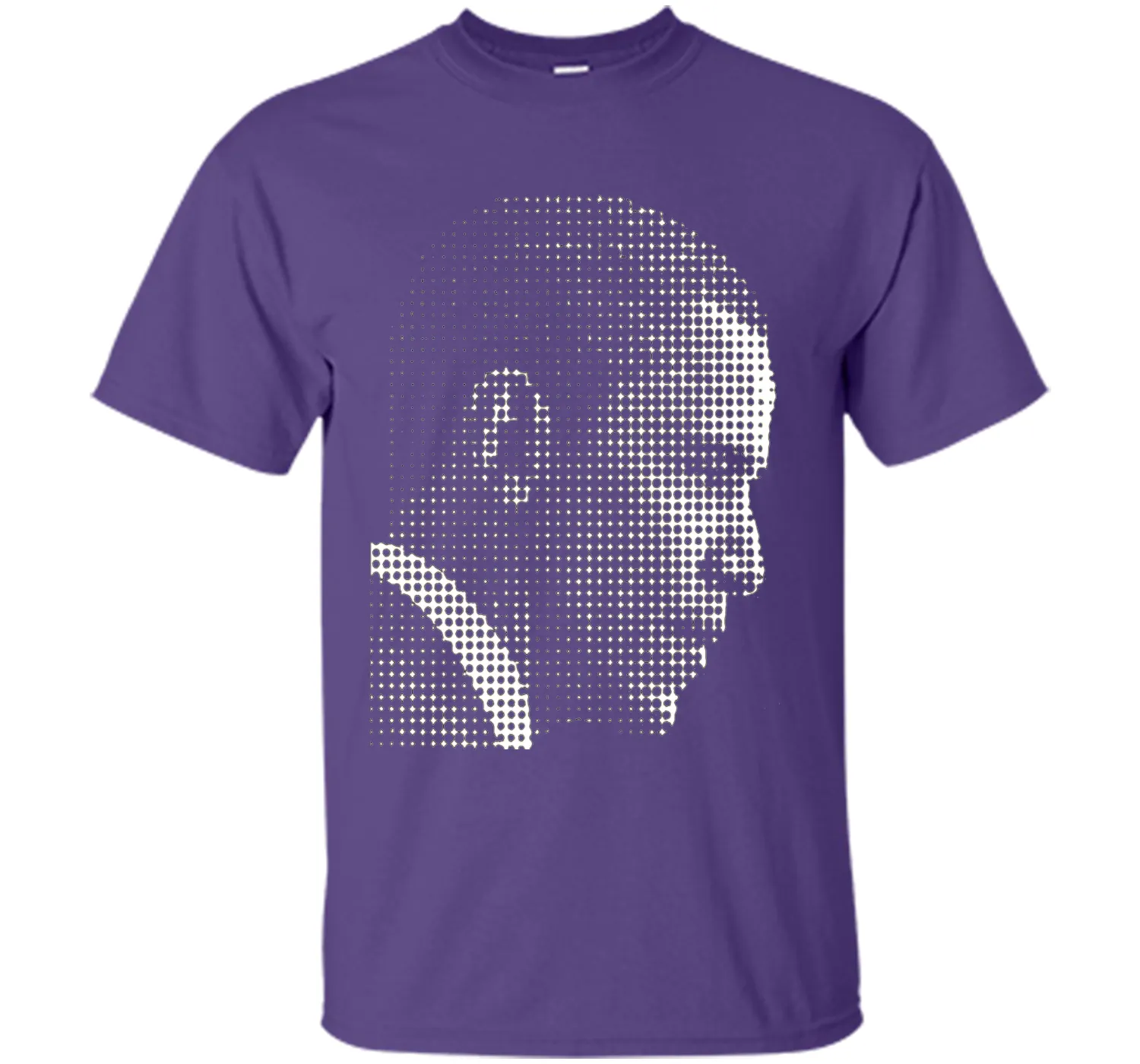 Barack Obama white dot newspaper print T-shirt