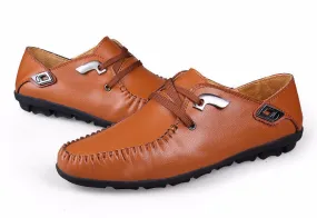 Best Quality Genuine Leather Men's Flat Loafers