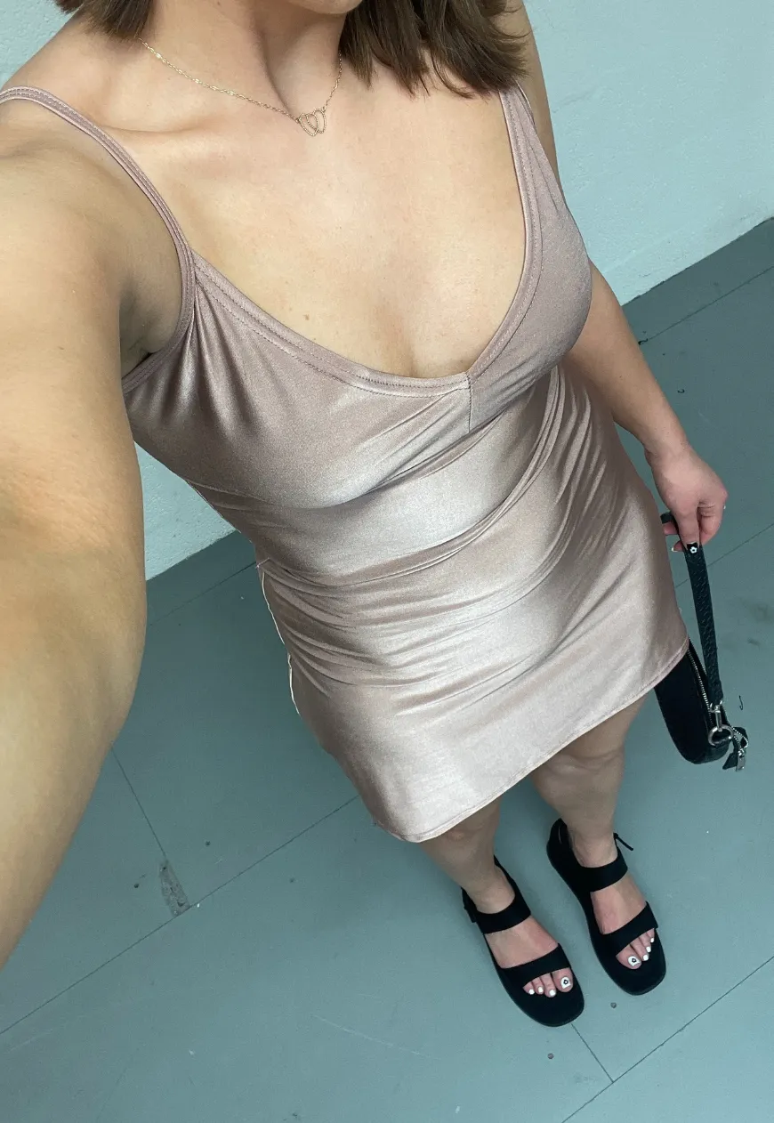 BLUSH GLOW SLIP DRESS