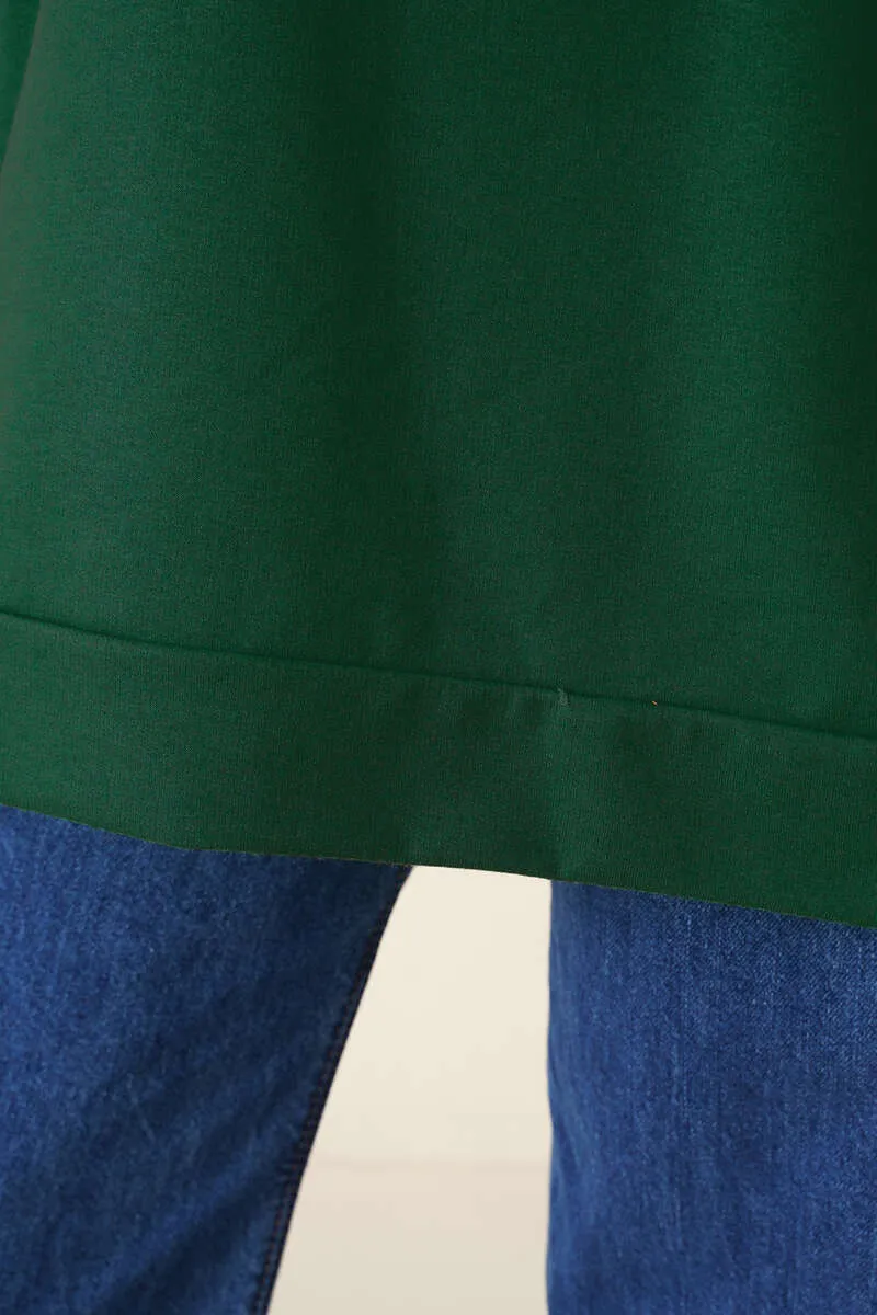 BNG Women Tunic Sweat Emerald Green - Clermont