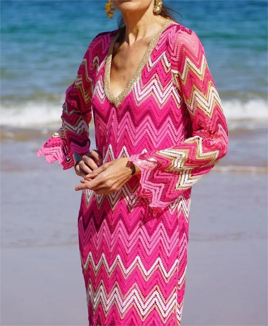 Bright Beach Maxi Dress