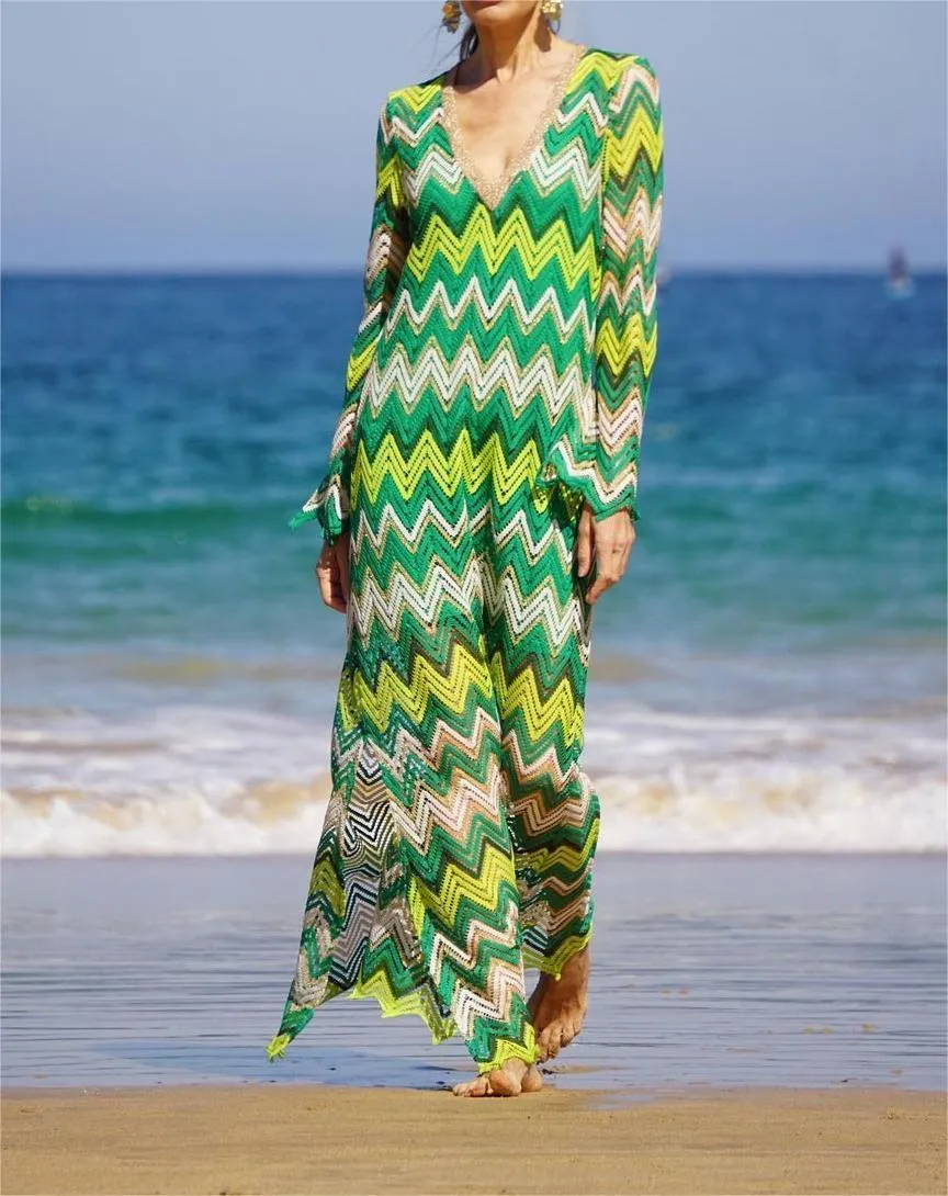 Bright Beach Maxi Dress
