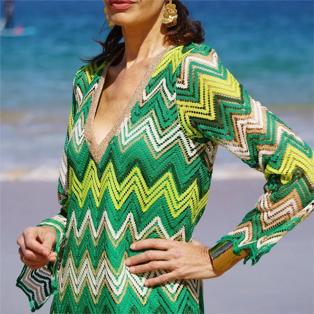 Bright Beach Maxi Dress