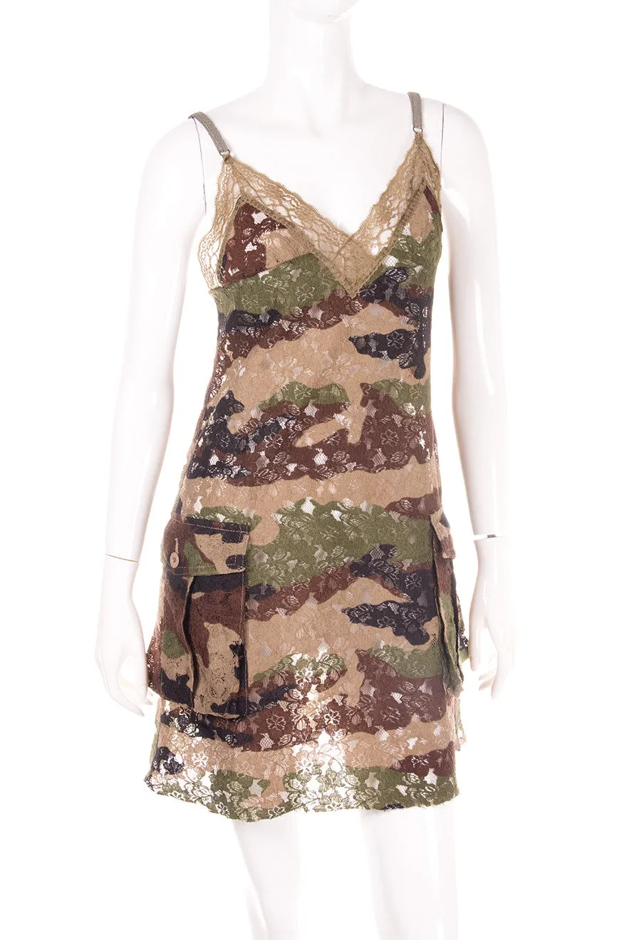 Camo Slip Dress