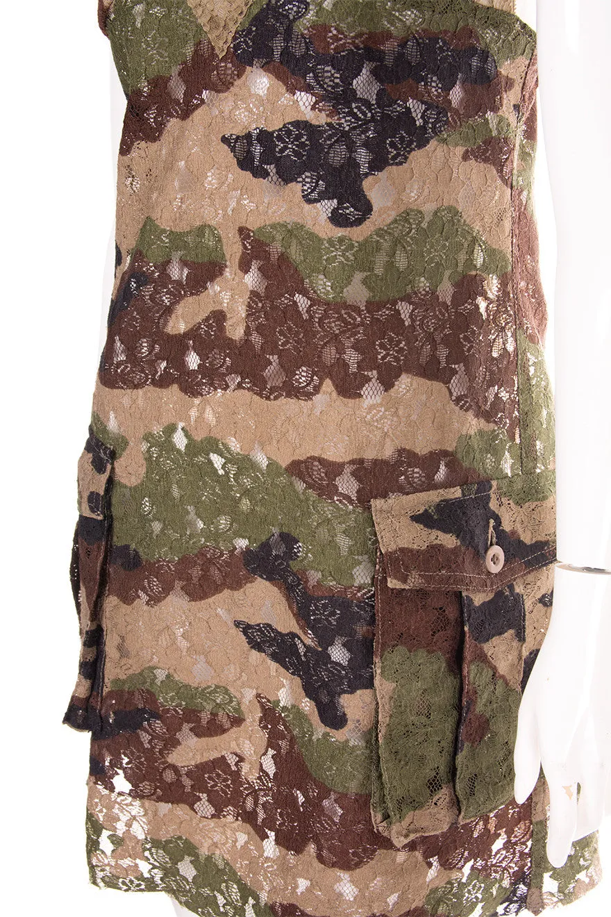 Camo Slip Dress
