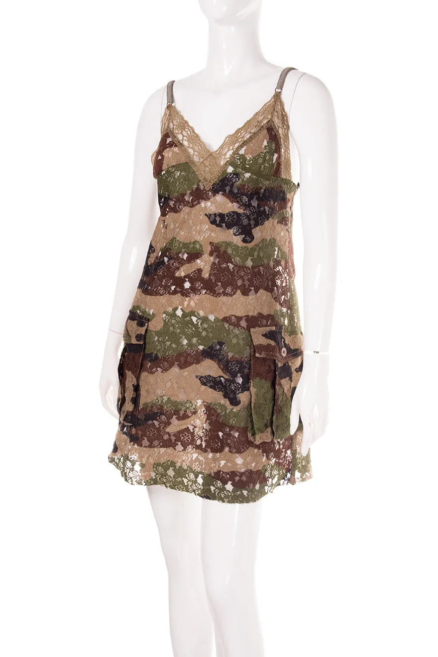 Camo Slip Dress