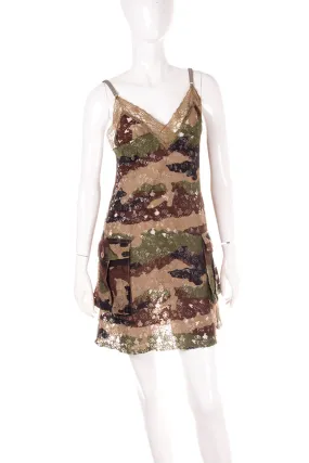 Camo Slip Dress