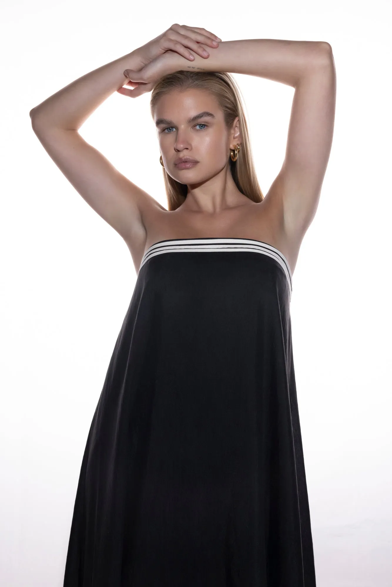 Casella Maxi Dress - Noir