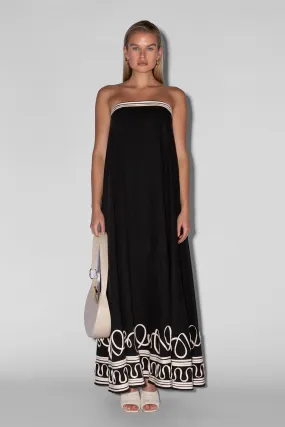 Casella Maxi Dress - Noir