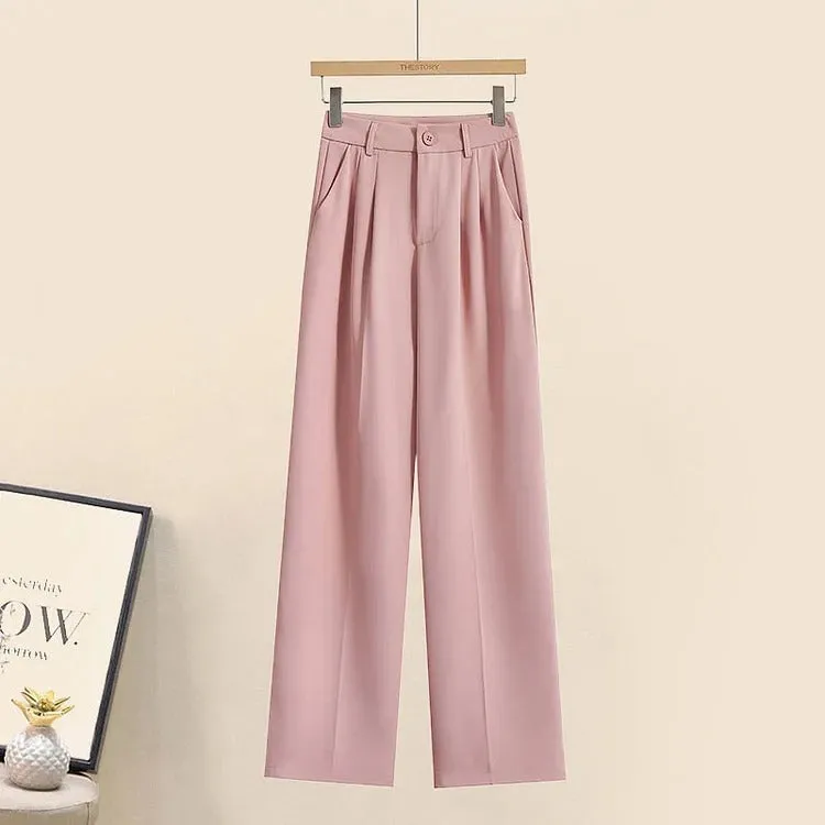 Chic Floral Embroidery Crop Top T-Shirt Casual Pants Two Piece Set