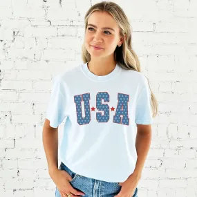 Comfort Colors Vintage USA Star Graphic T-Shirt