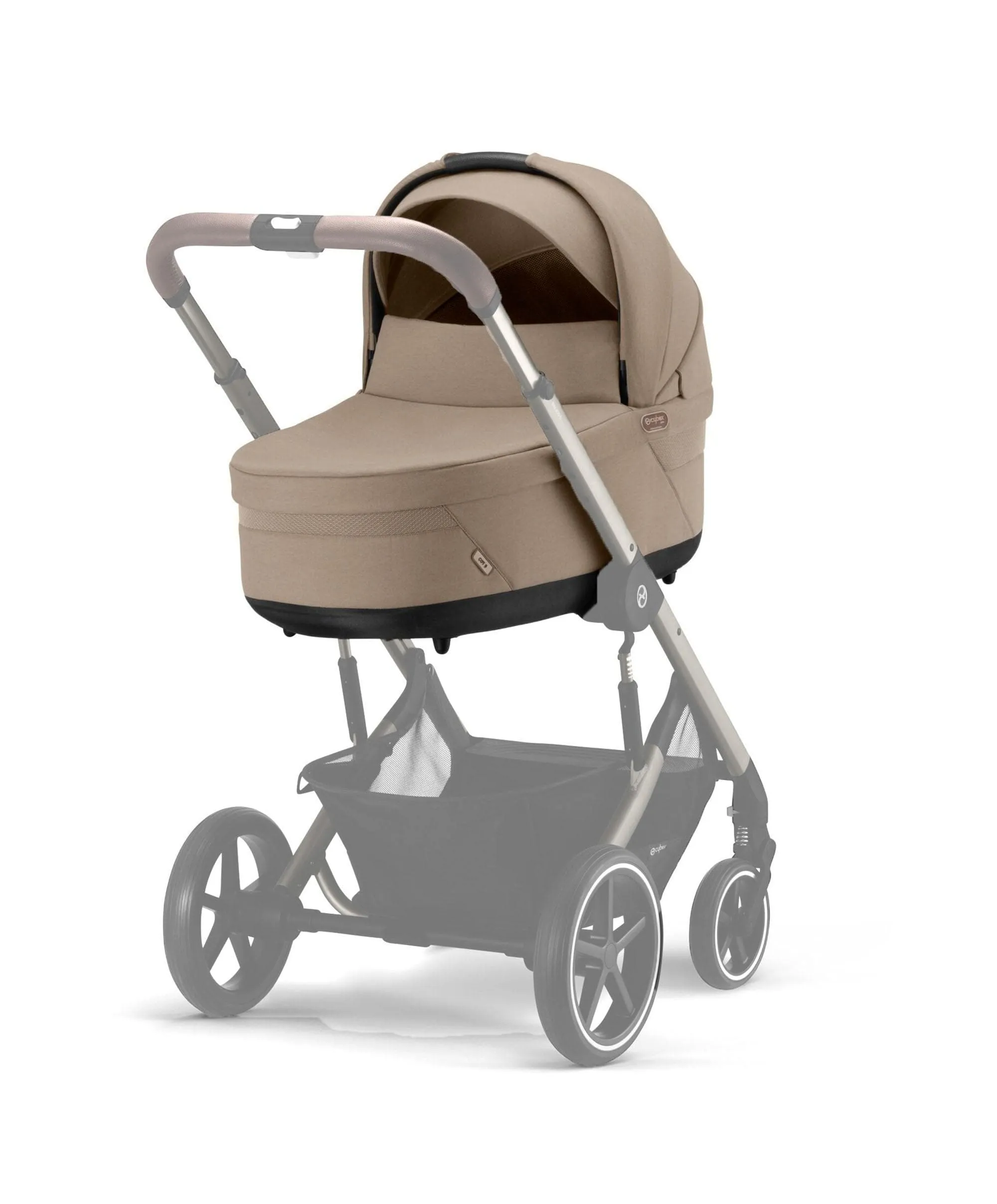 Cybex Balios S Lux Pushchair Bundle with Cybex Cloud T Car Seat (7 Pieces) – Almond Beige