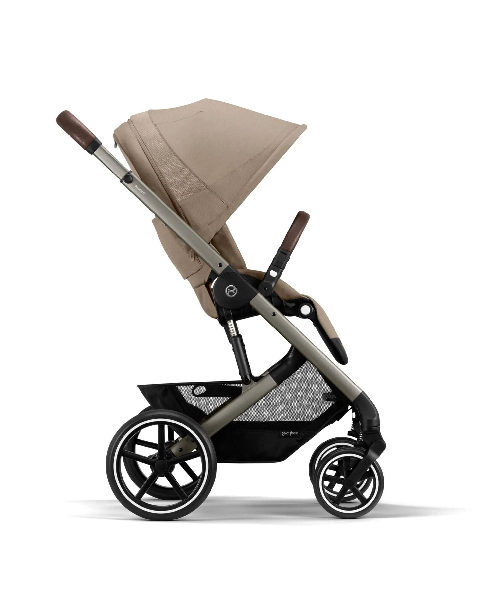 Cybex Balios S Lux Pushchair Bundle with Cybex Cloud T Car Seat (7 Pieces) – Almond Beige