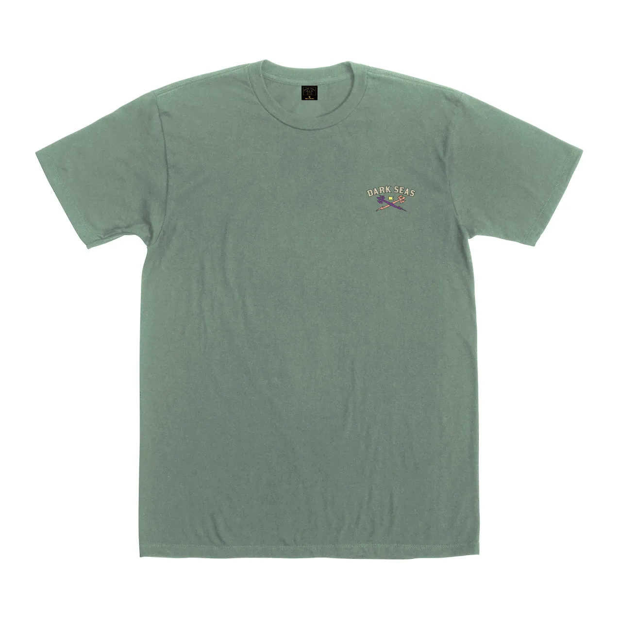 Dark Seas Men's Glass Door-Tee Frosty Green T-Shirts