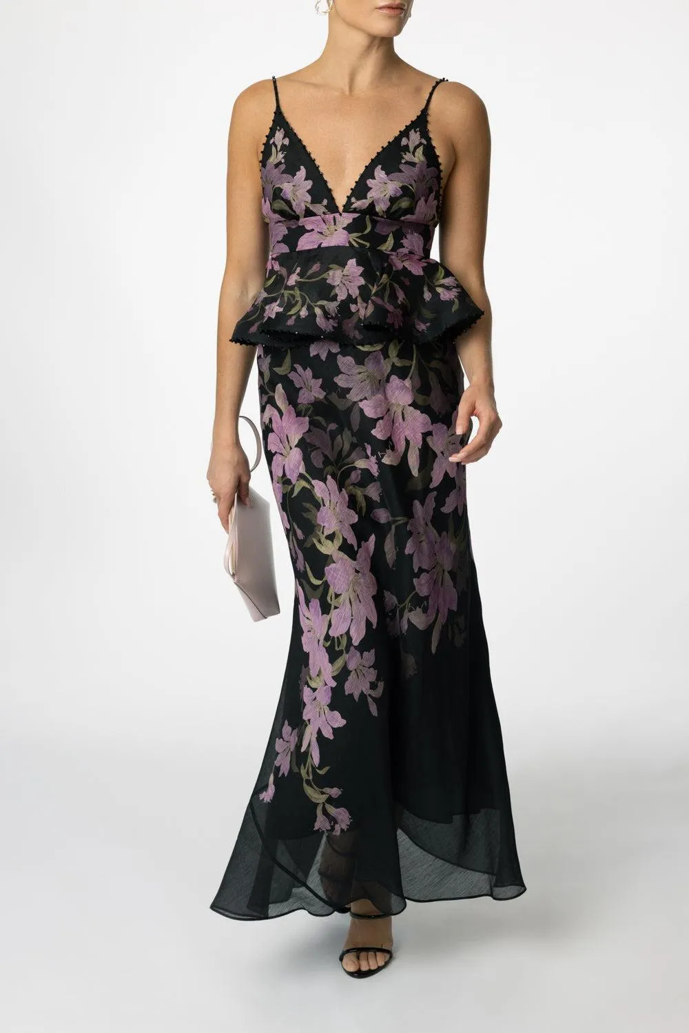 Dawning Ruffle Slip Dress