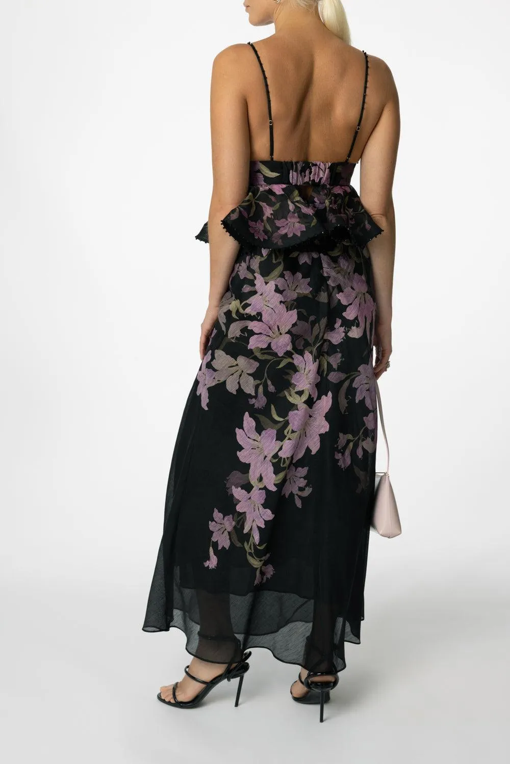 Dawning Ruffle Slip Dress