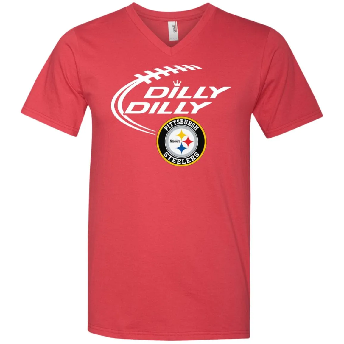 Dilly Dilly Pittsburgh Steelers Nfl Football Men V-Neck T-Shirt