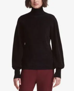 DKNY Chenille Blouson-Sleeve Sweater