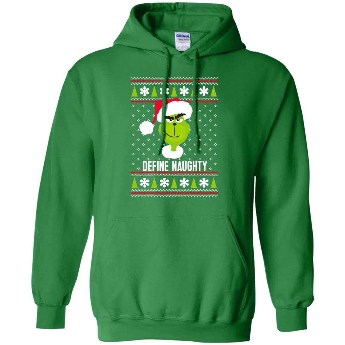 Dr. Seuss The Grinch Naughty Grinch Christmas Sweatshirt Men Pullover Hoodie