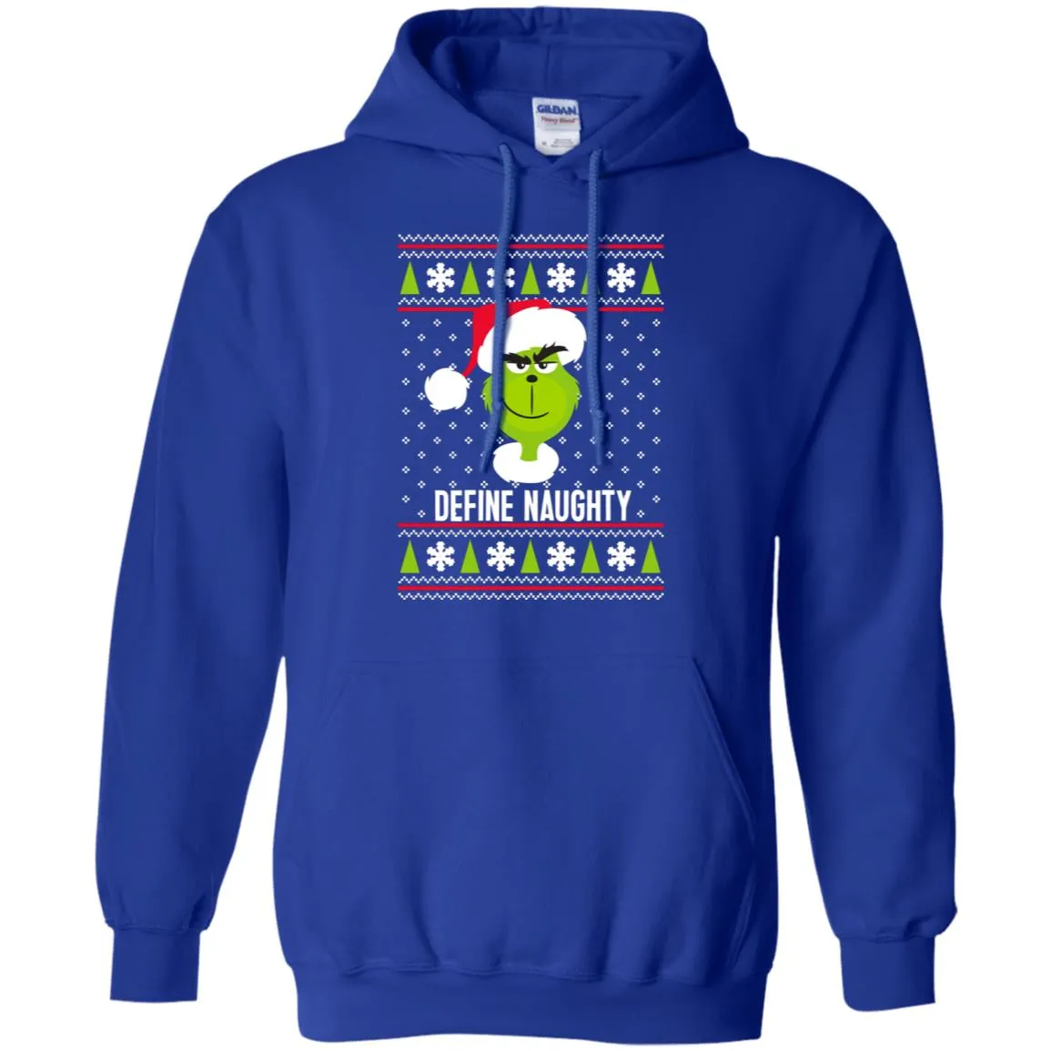 Dr. Seuss The Grinch Naughty Grinch Christmas Sweatshirt Men Pullover Hoodie