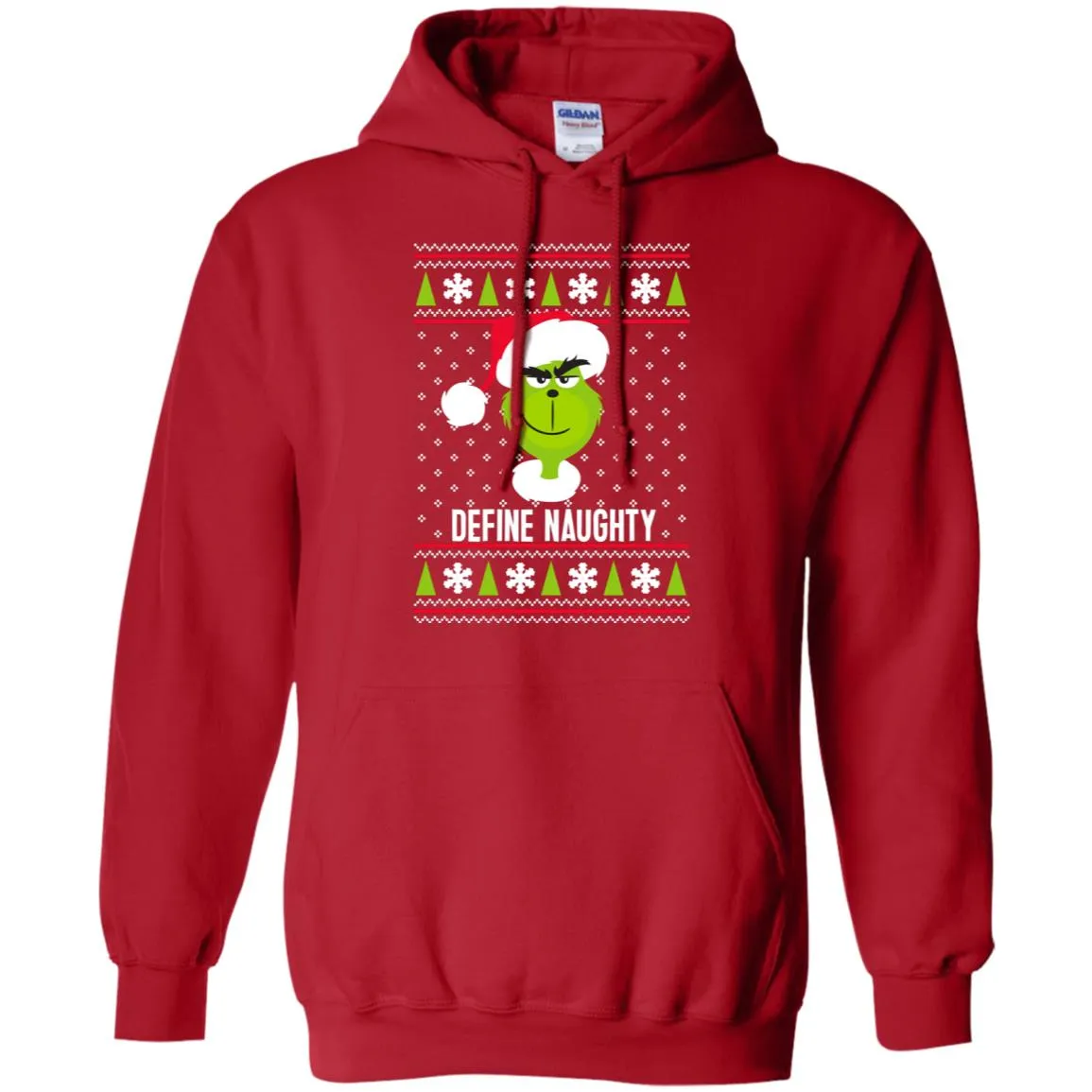 Dr. Seuss The Grinch Naughty Grinch Christmas Sweatshirt Men Pullover Hoodie