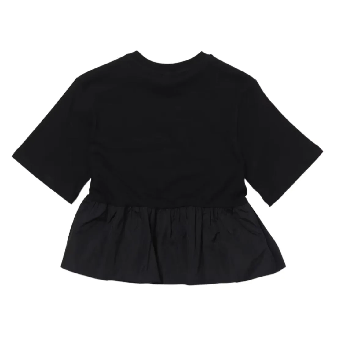 Embellished Logo Taffeta T-shirt