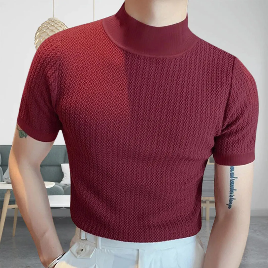 Emile - Turtleneck T-Shirt - Modern - Heren