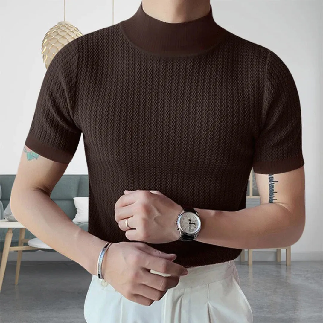 Emile - Turtleneck T-Shirt - Modern - Heren