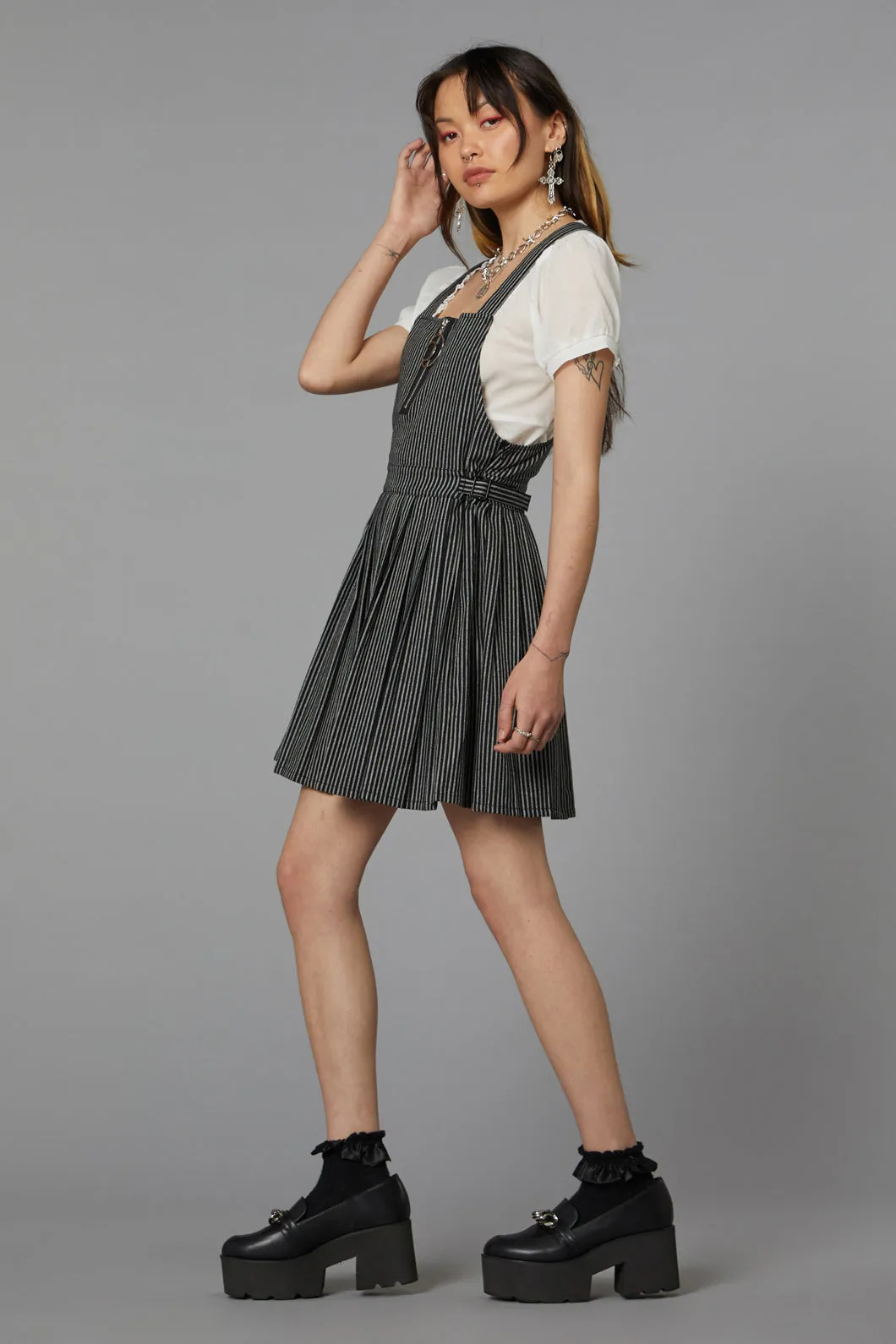 Emily Stripe Pinafore