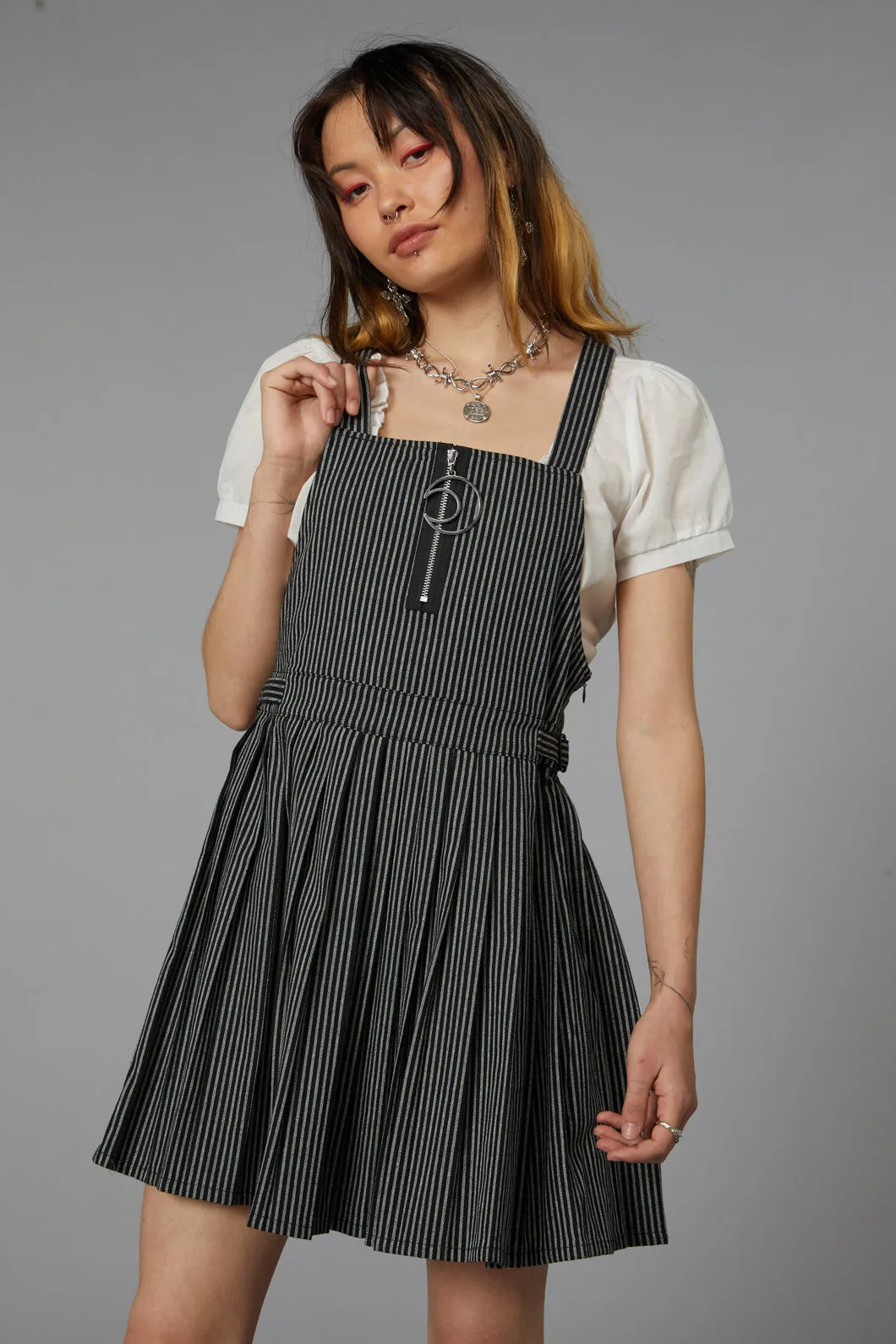 Emily Stripe Pinafore