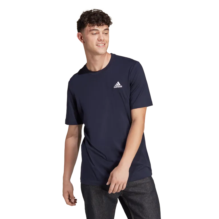 Essentials Single Jersey Embroidered Small Logo T-Shirt