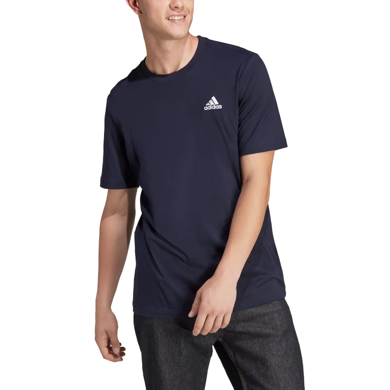 Essentials Single Jersey Embroidered Small Logo T-Shirt
