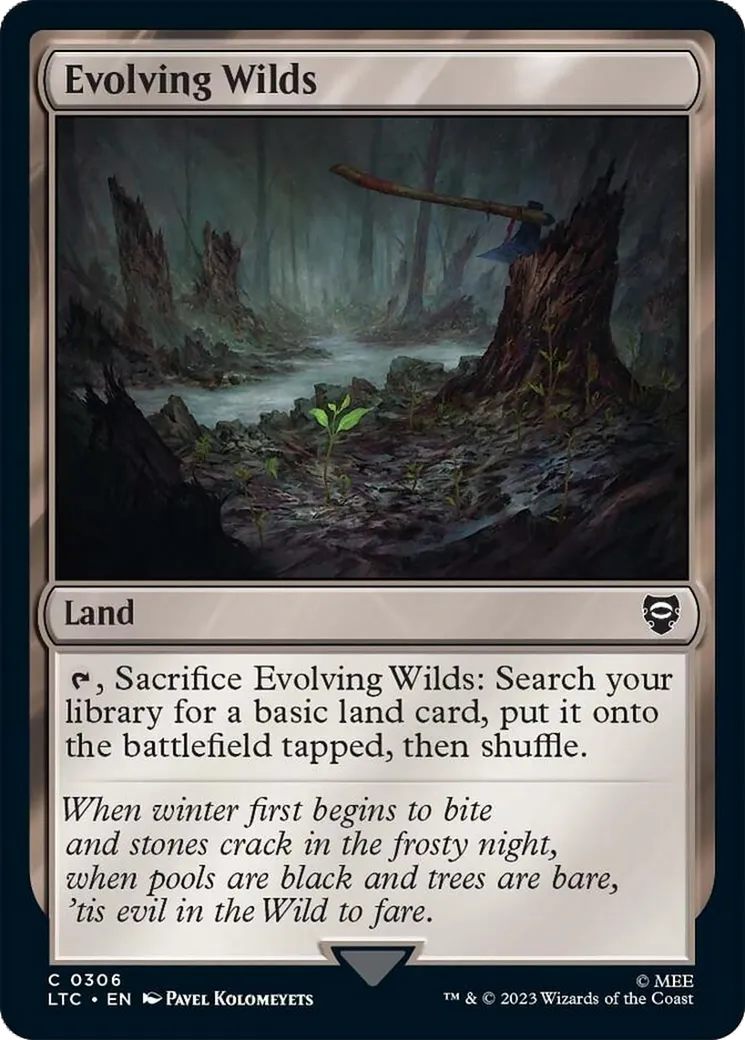 Evolving Wilds (LTC-306) - Tales of Middle-earth Commander [Common]