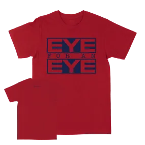 Eye For An Eye "Classic: Navy" Red T-Shirt