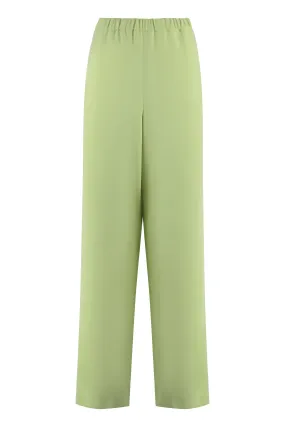 FABIANA FILIPPI Green Viscose Trousers - SS24 Collection for Women