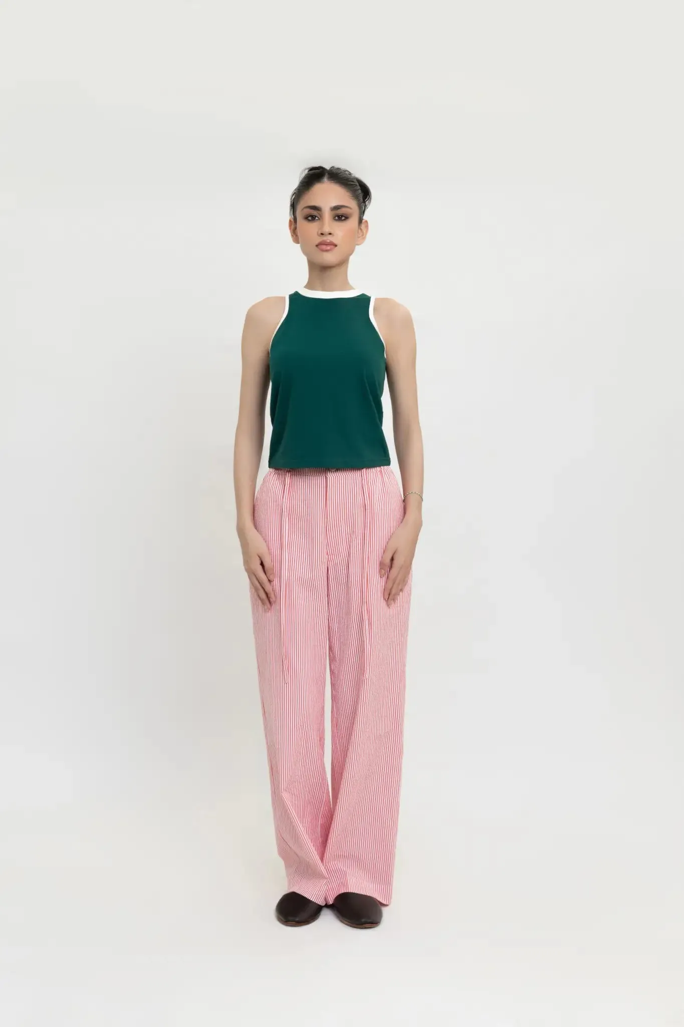 Forest Green Boxy Tank Top