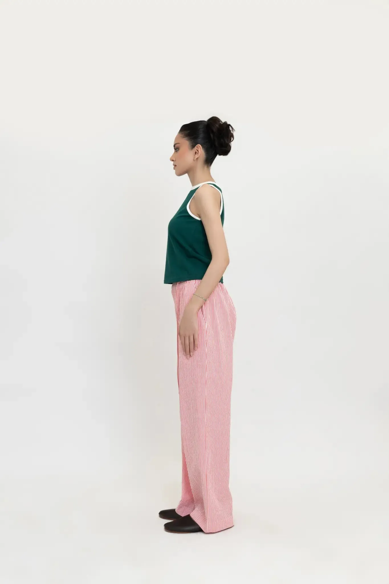 Forest Green Boxy Tank Top