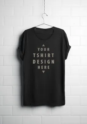 Free Hanging T-Shirt Mockup