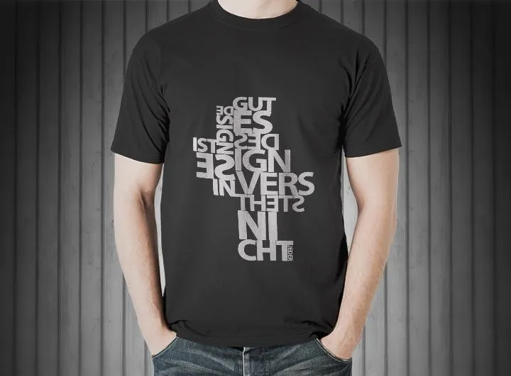 Free T-Shirt Mockup on a White Male